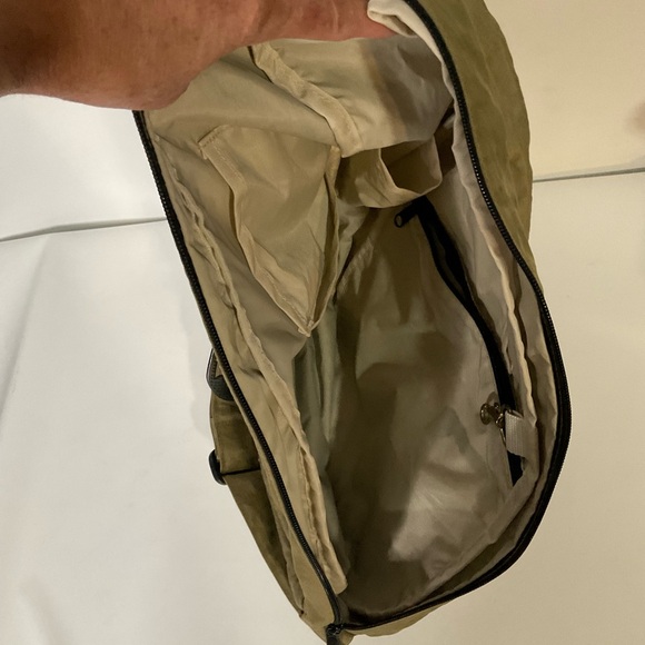 AmeriBag Healthy Bag Olive Green Nylon Sling Backpack; Adjustable Strap Pockets main image 7
